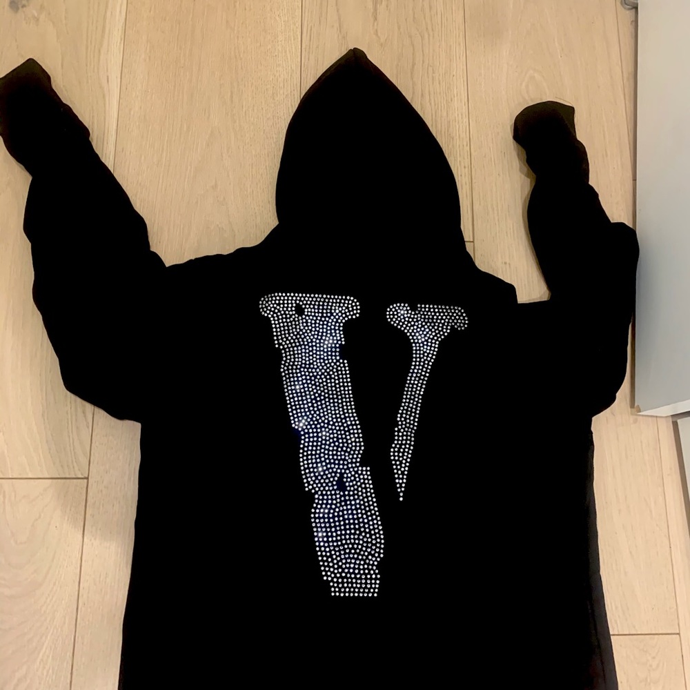 VLONE X Swarovski hoodie piece